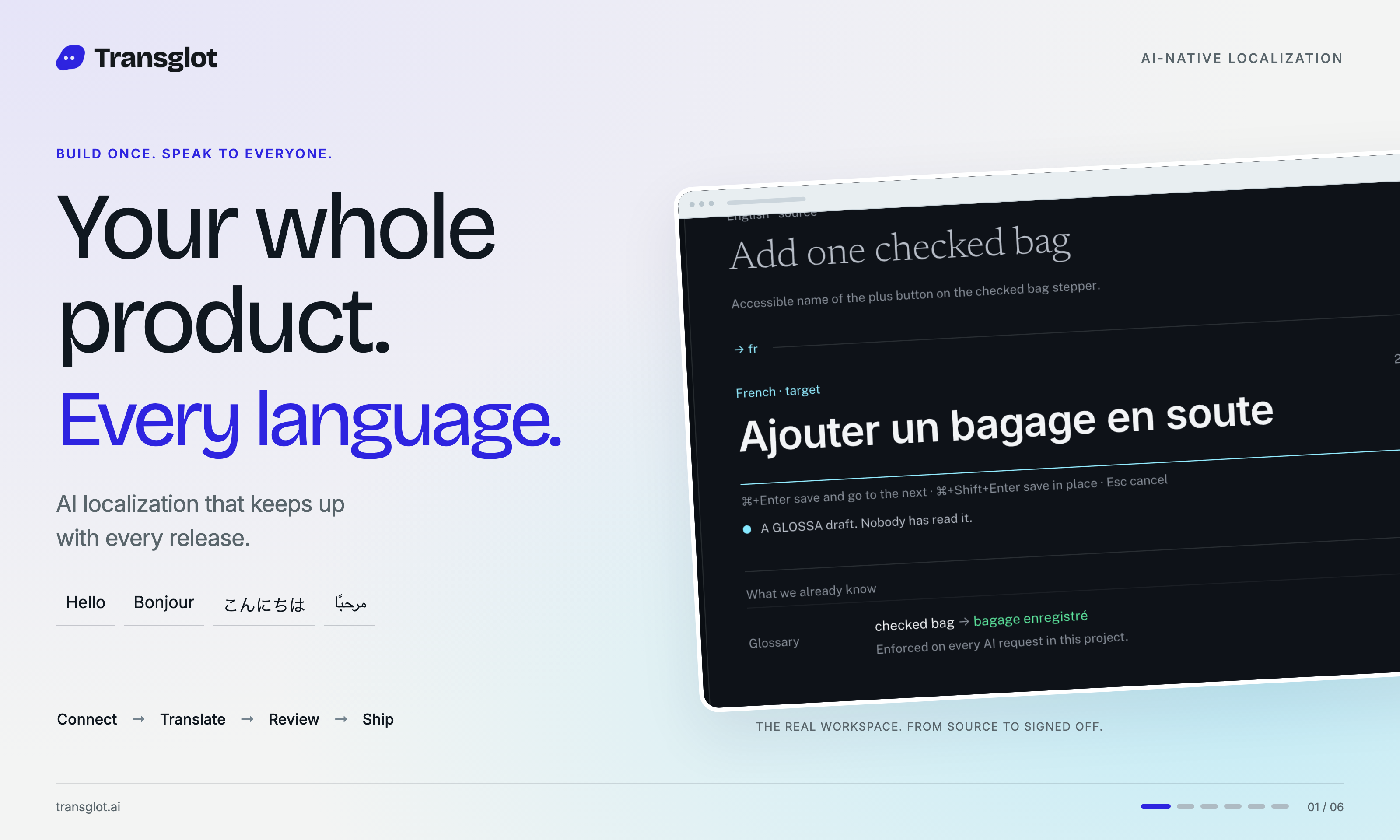 Transglot screenshot 1